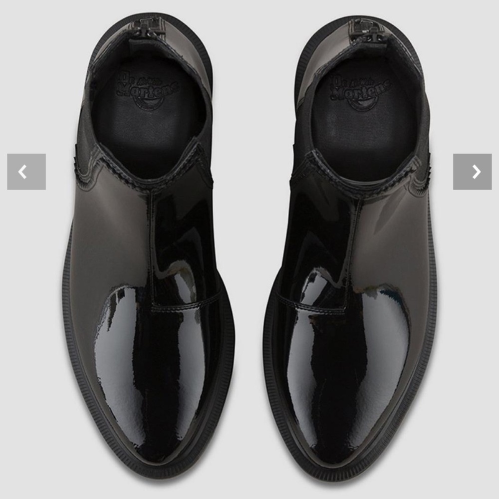 Dr. Martens Air Wave Zillow Patent Black NWT - Picture 7 of 8
